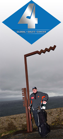 Nick Edmund hits first milestone on mammoth charity golf walk